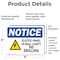 Signmission Electrical Panel In Wall Cavity Sign With Symbol, 5 in W x Rectangle, Vinyl Decal OS-2PACK-NS-D-35-L-11667 - alternate 2